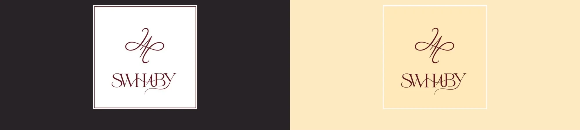 Le logo SWHABY en version sombre et en version claire