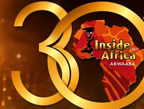 Emblème des 30 ans d'Inside Africa Akwaaba, créé par Built By Two