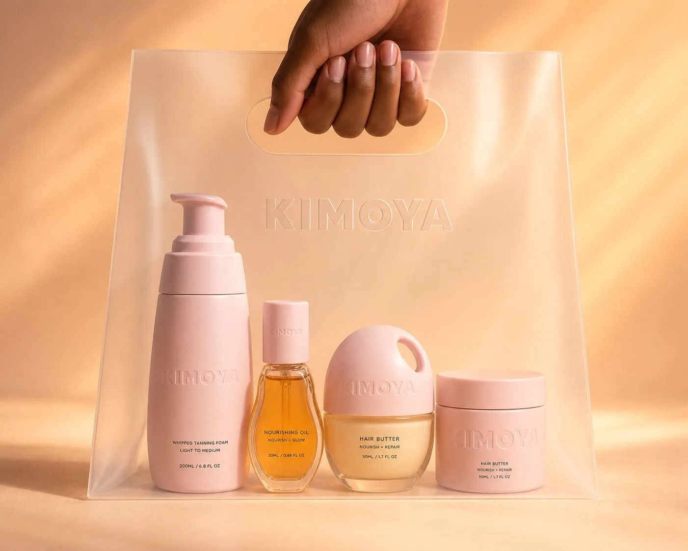 La gamme Kimoya dans son sac